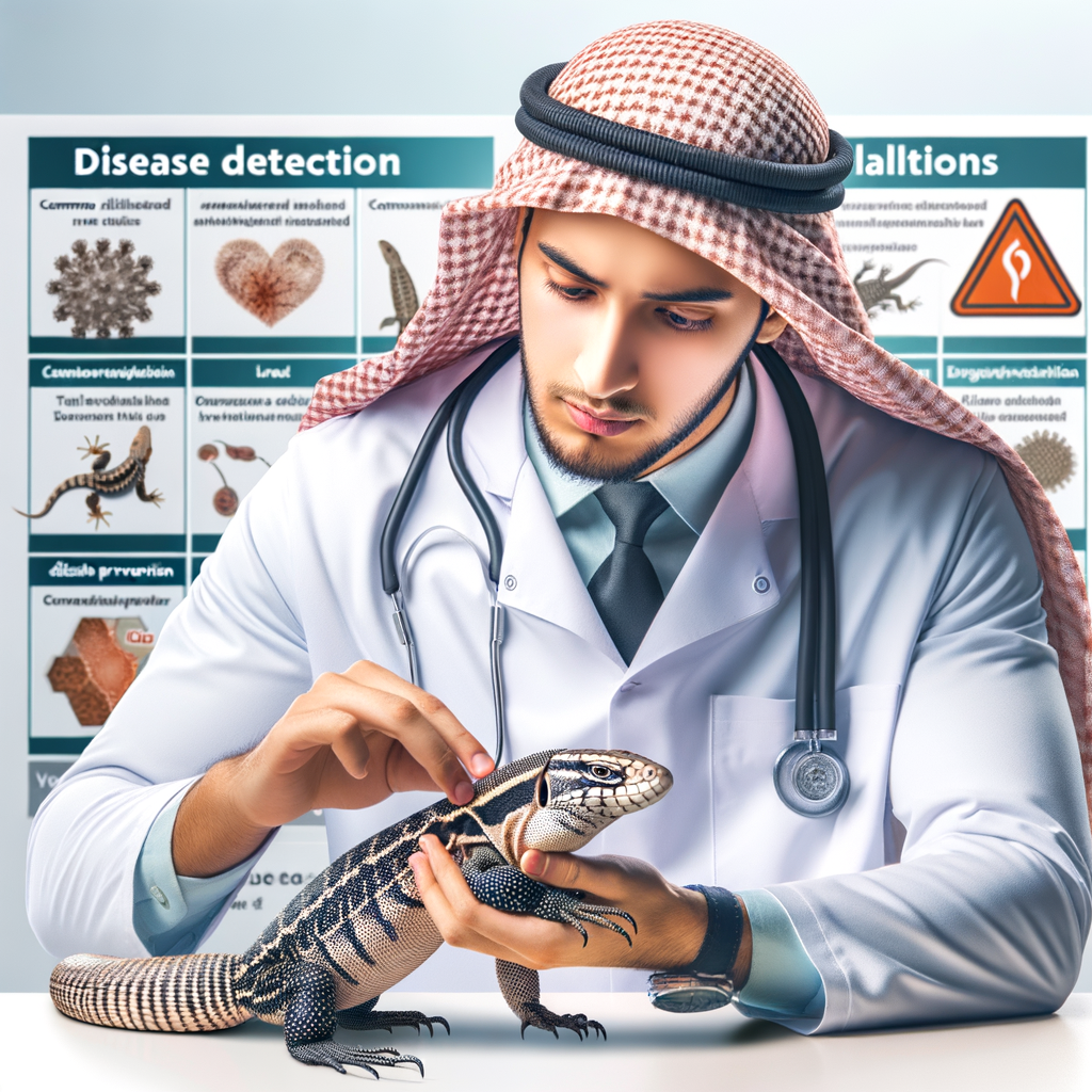 Veterinary doctor examining Tegu lizard for common ailments, highlighting Tegu lizards diseases, health issues, disease detection methods, and providing a comprehensive Tegu lizards health guide and care tips for disease prevention and proper veterinary care.